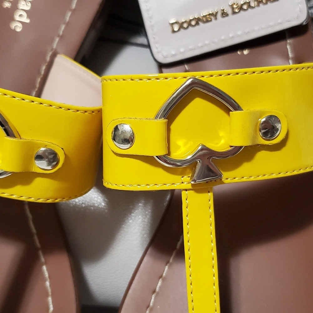 Kate Spade Yellow Cece Sandals - Picture 2 of 3